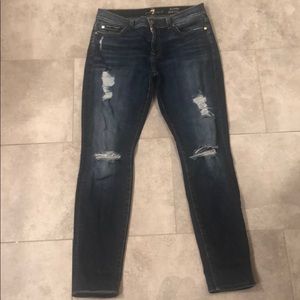 7 for all Mankind-Ankle Skinny Jean